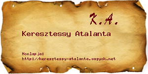Keresztessy Atalanta névjegykártya